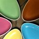 5 Salins Deauville dishes 1960 French design