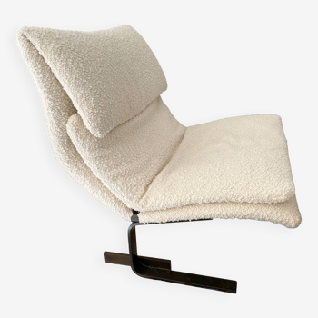 Giovanni Offredi - Saporiti - Chaise longue et pouf Onda