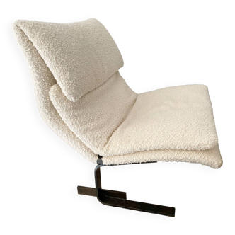 Giovanni Offredi - Saporiti - Onda lounge chair and pouf