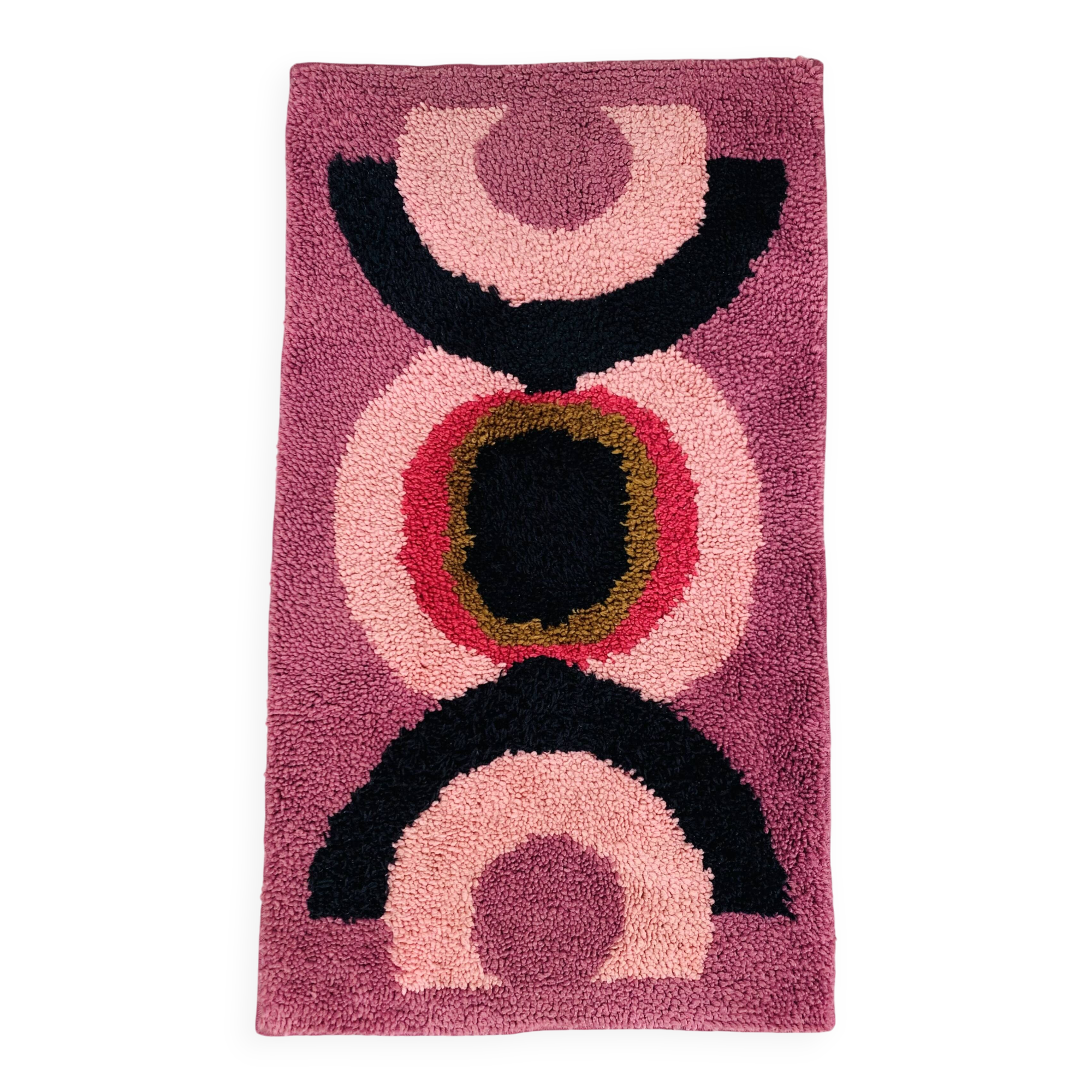 70's wool rug/bedside mat, Scandinavian style