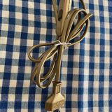 Lampe en bois sculpté Blanc d’Ivoire