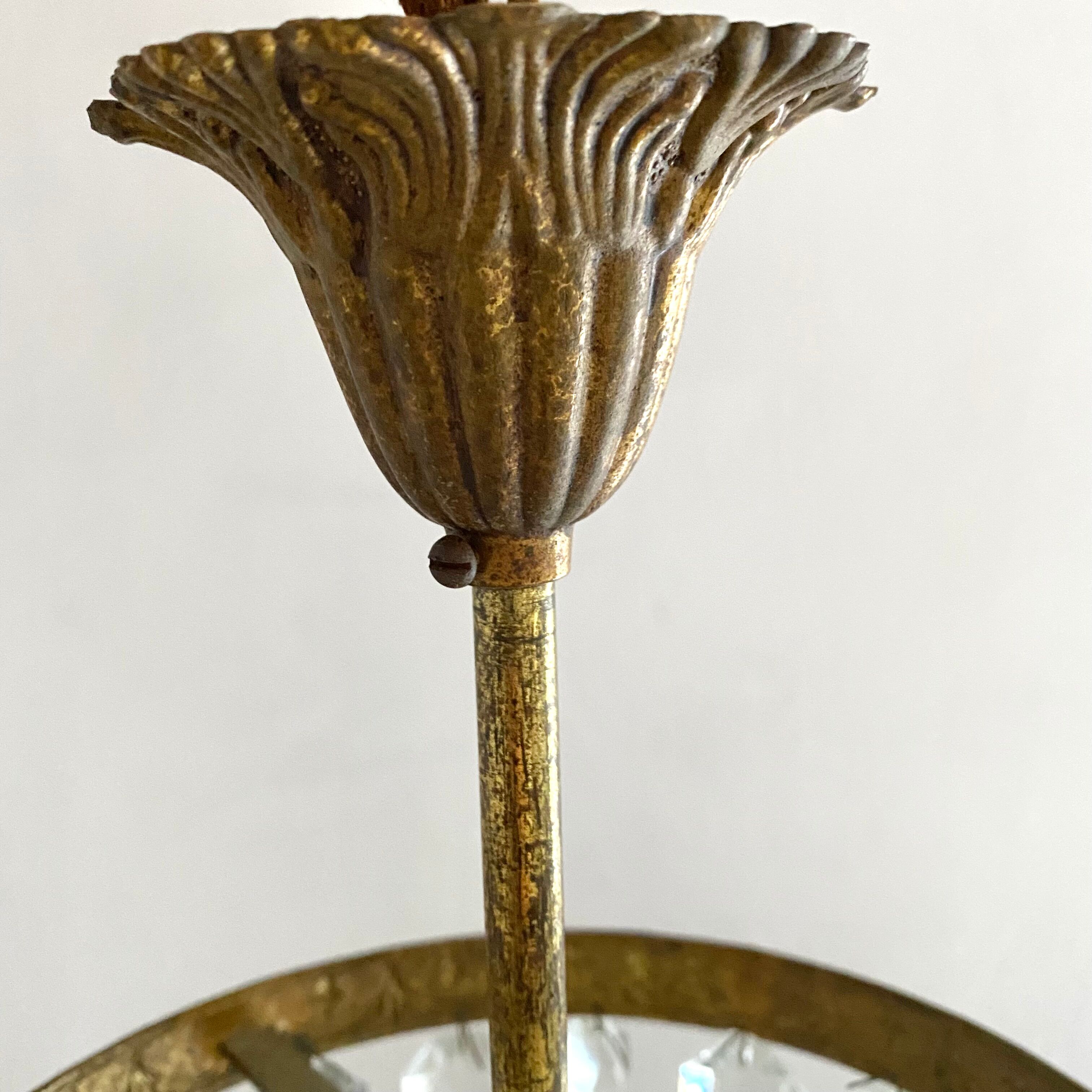 Old tassel ceiling lamp