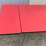 Red Formica table
