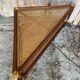 Table Basse Triangulaire Bambou Rotin + Plateaux Cannées Modèle Unique