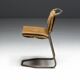 Leather & Steel Dining Chair by Raymond Rombouts, Belgium, 20th century