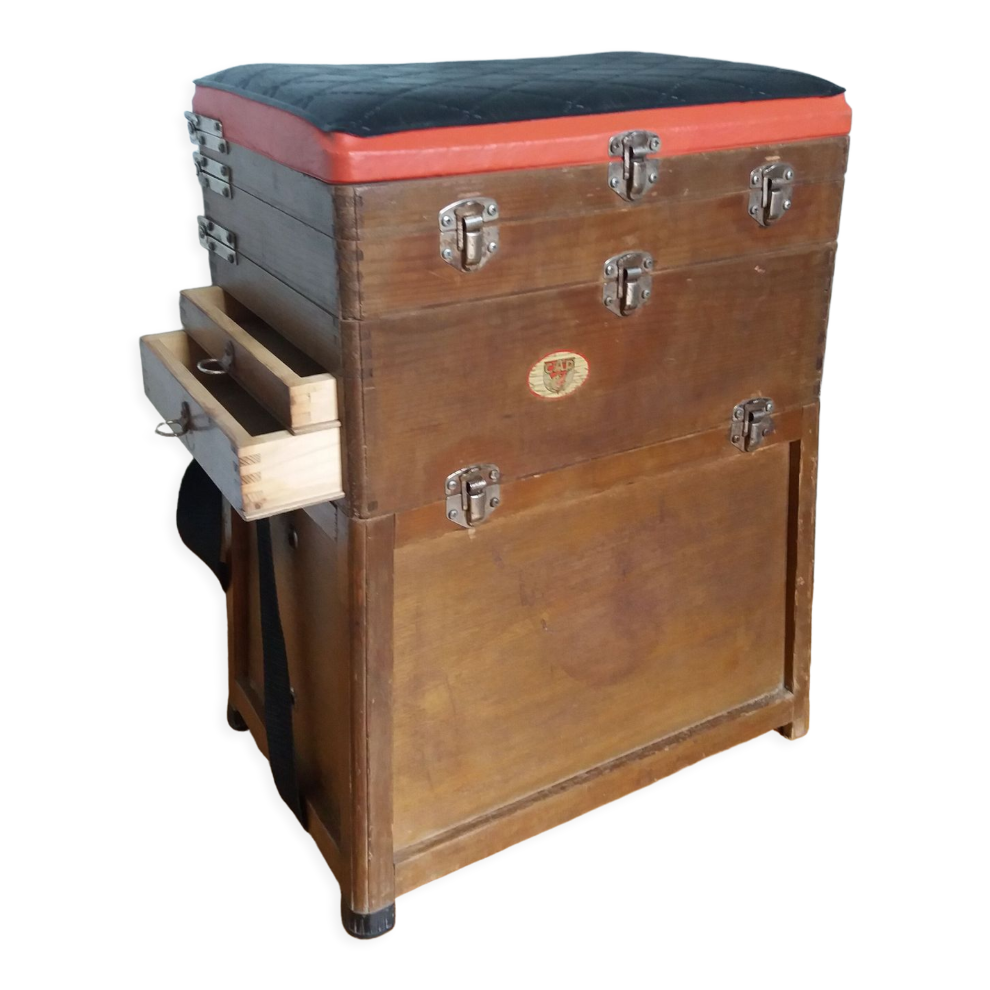Stool fishing storage chest fisherman's seat