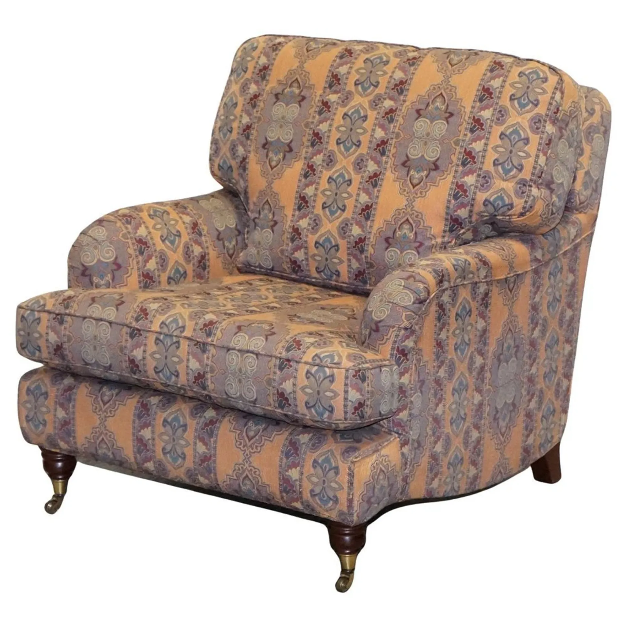 Multiyork Countryhouse Removable Fabric Armchair in the Howard Arm style