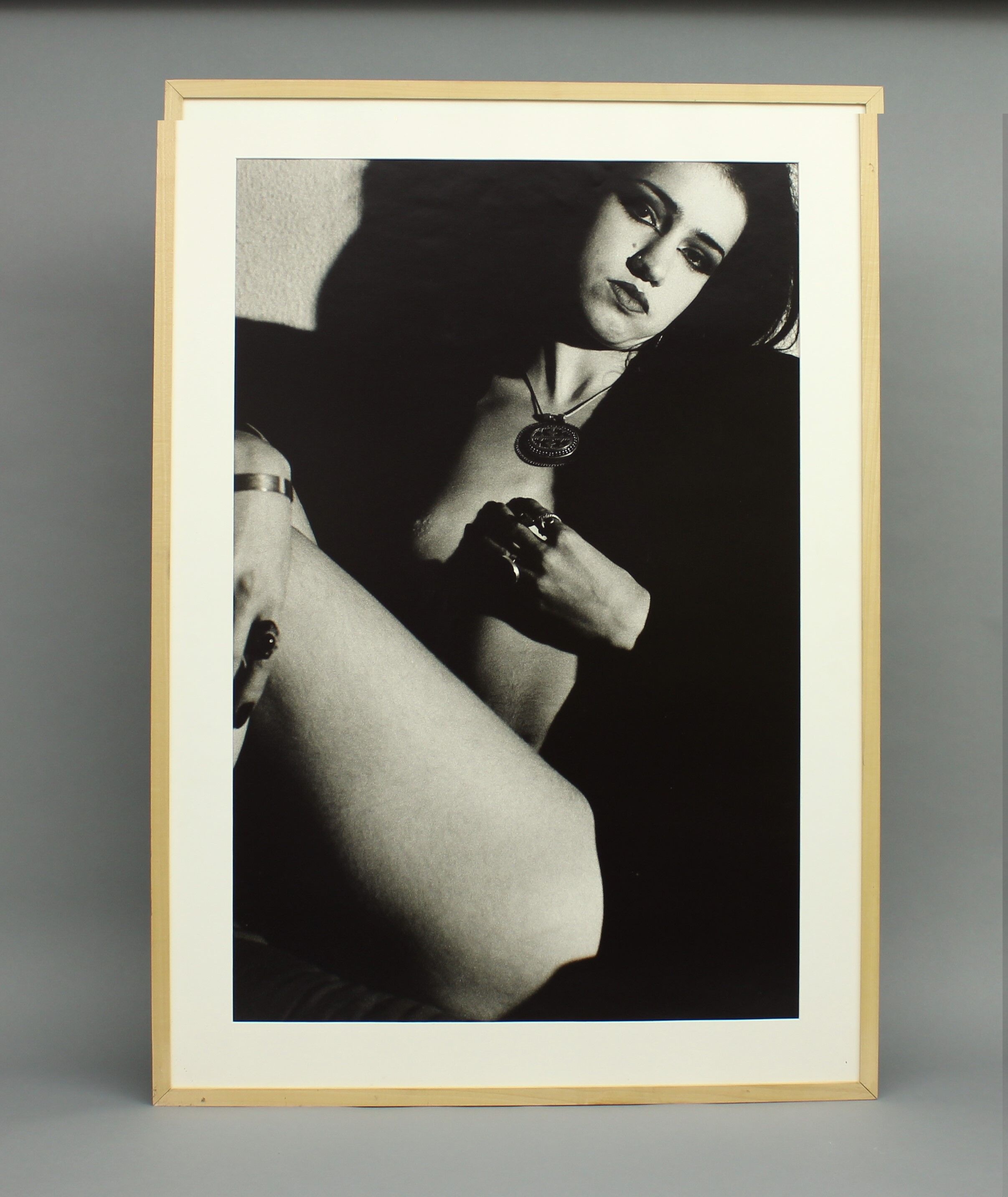 Vintage gelatin silver print by Nat Finkelstein 1991 signed