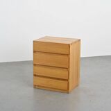 Paire de commodes en pin massif par Maison Regain, années 70