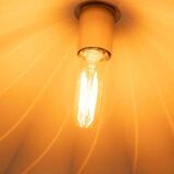 Vintage glass suspension lamp Kalmar Fazzoletto