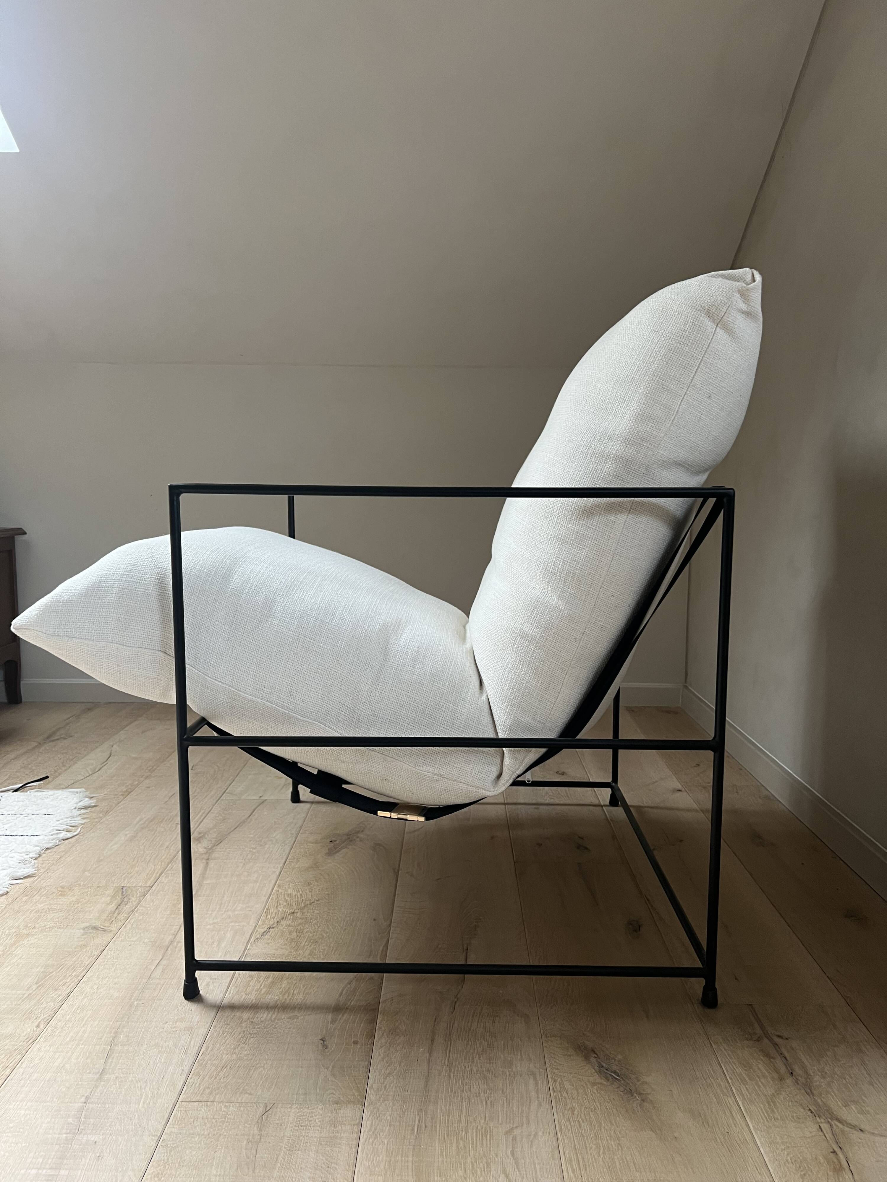 Upholstered armchair