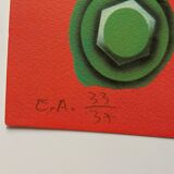 Peter Klasen Original Lithograph, signed in pencil by the artist