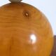 Vintage lamp in solid elm lampshade in wool 70s