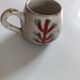 Coffee cup signed Gustave Reynaud the Vallauris mulberry tree vintage