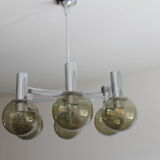 Lustre Spoutnik par Kaiser Leuchten vintage 1960