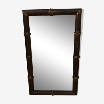 Miroir bambou rectangulaire