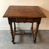 Old wooden side table