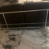 Canapé LC2 en cuir noir – Cassina, Le Corbusier / Perriand / Jeanneret