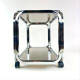 Seventies tubular serving trolley