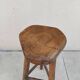 Vintage brutalist tripod bar stool