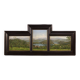 Triptyque de peintures vue du lac de Lugano, 20e siècle