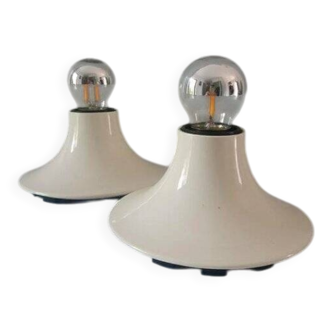 Vintage lamp pair by Vico Magistretti from the 1970s.