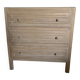 Vintage stripped solid pine chest of drawers