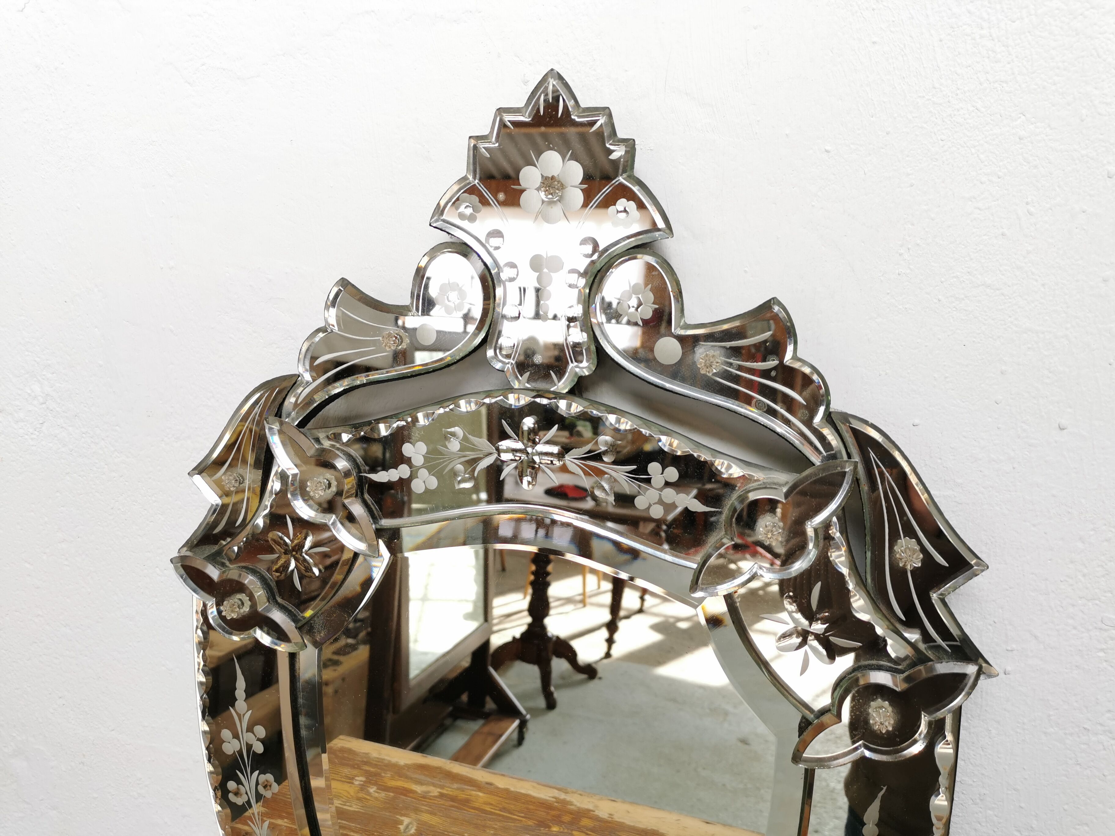 Vintage venetian mirror Murano