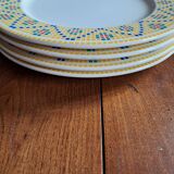 Four Pagnossin dinner plates. Italy