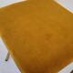 Chaise pliante Souvignet velours et métal