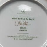 Decorative plate Limoges Water Birds