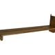 Vintage wooden wall shelve rack bookshelf in wood minimalist