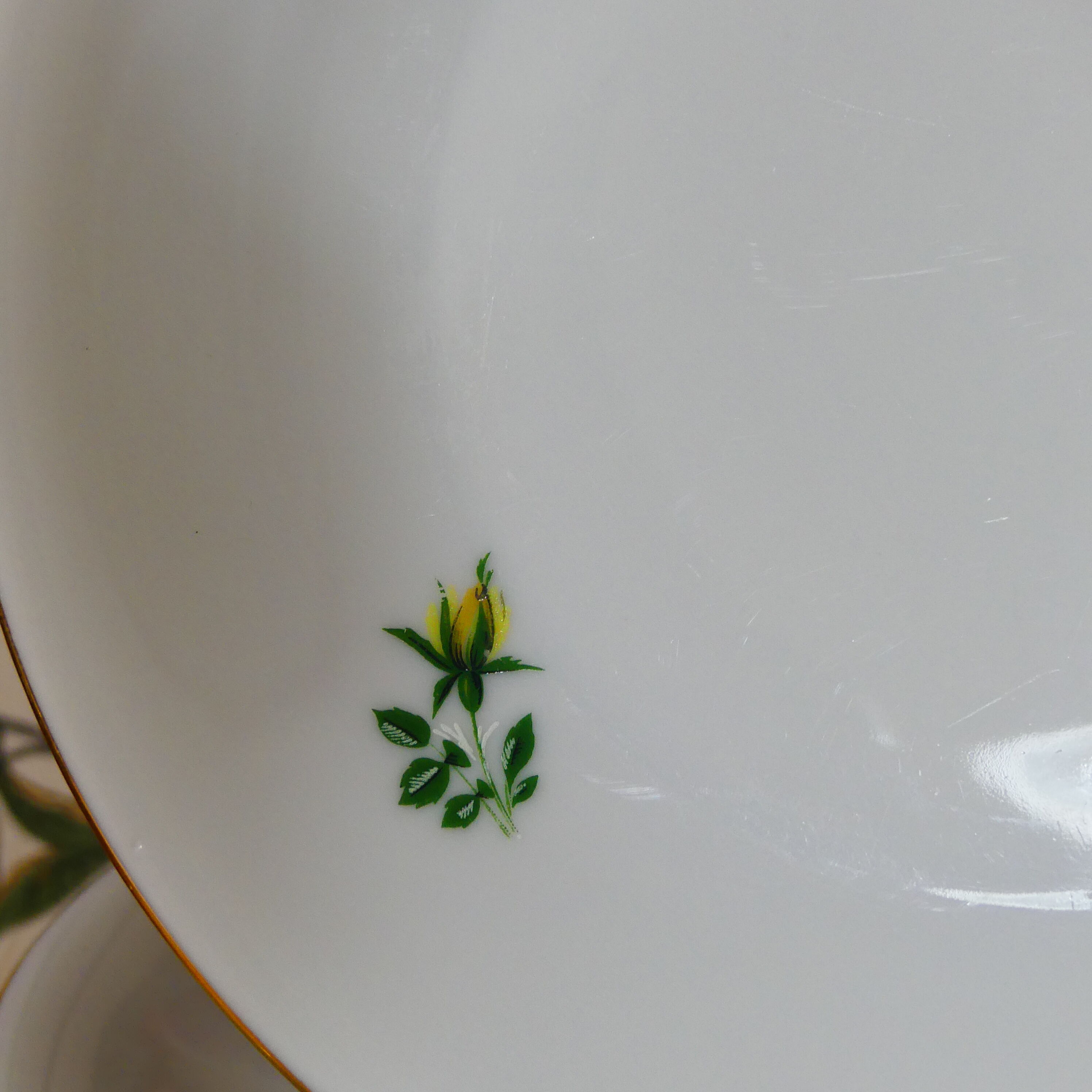 Vintage Bavaria Dessert Plates - Antique Dessert Plates