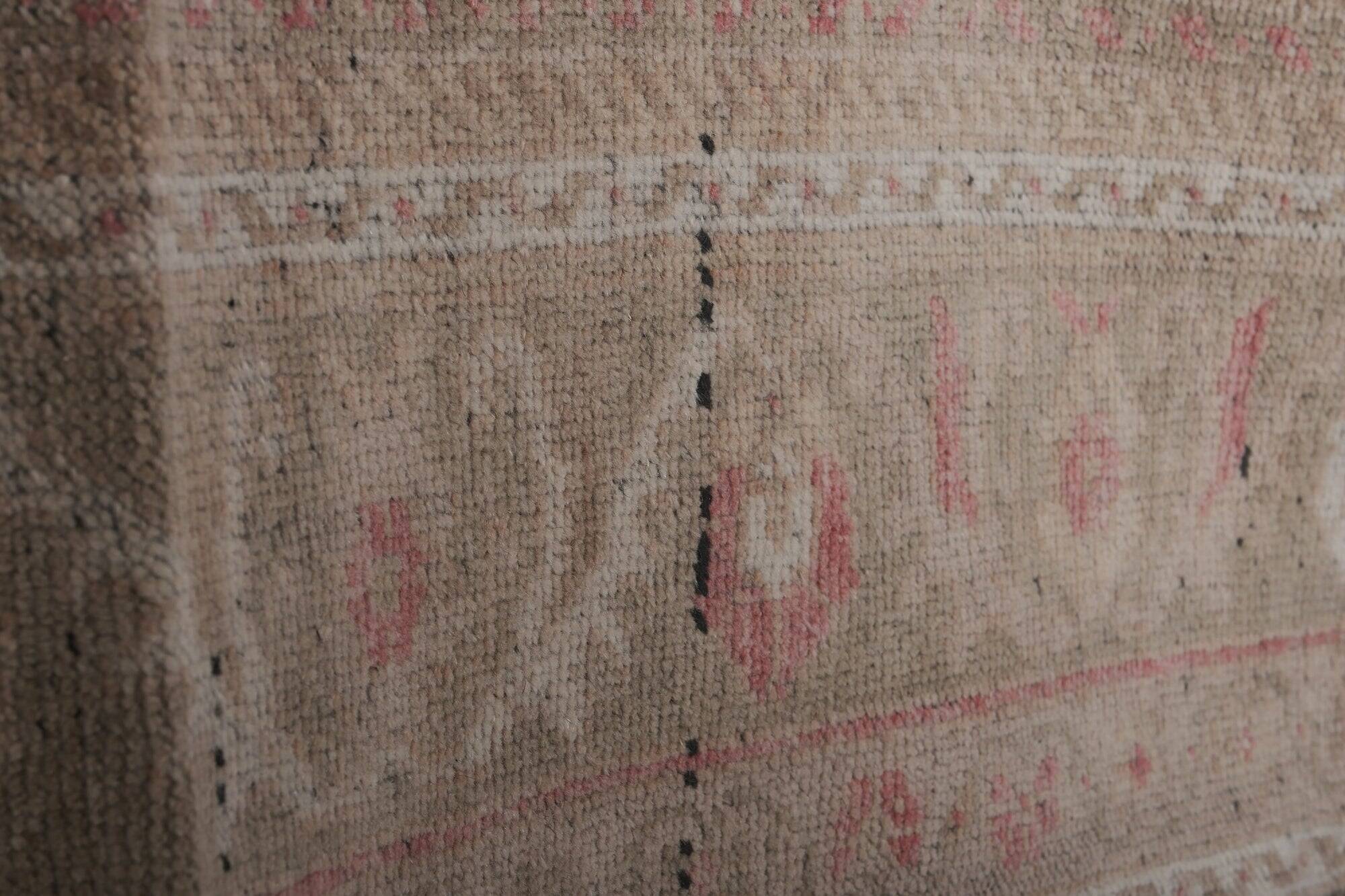 Vintage Turkish handmade rug 203x358 cm
