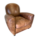 Leather club chair