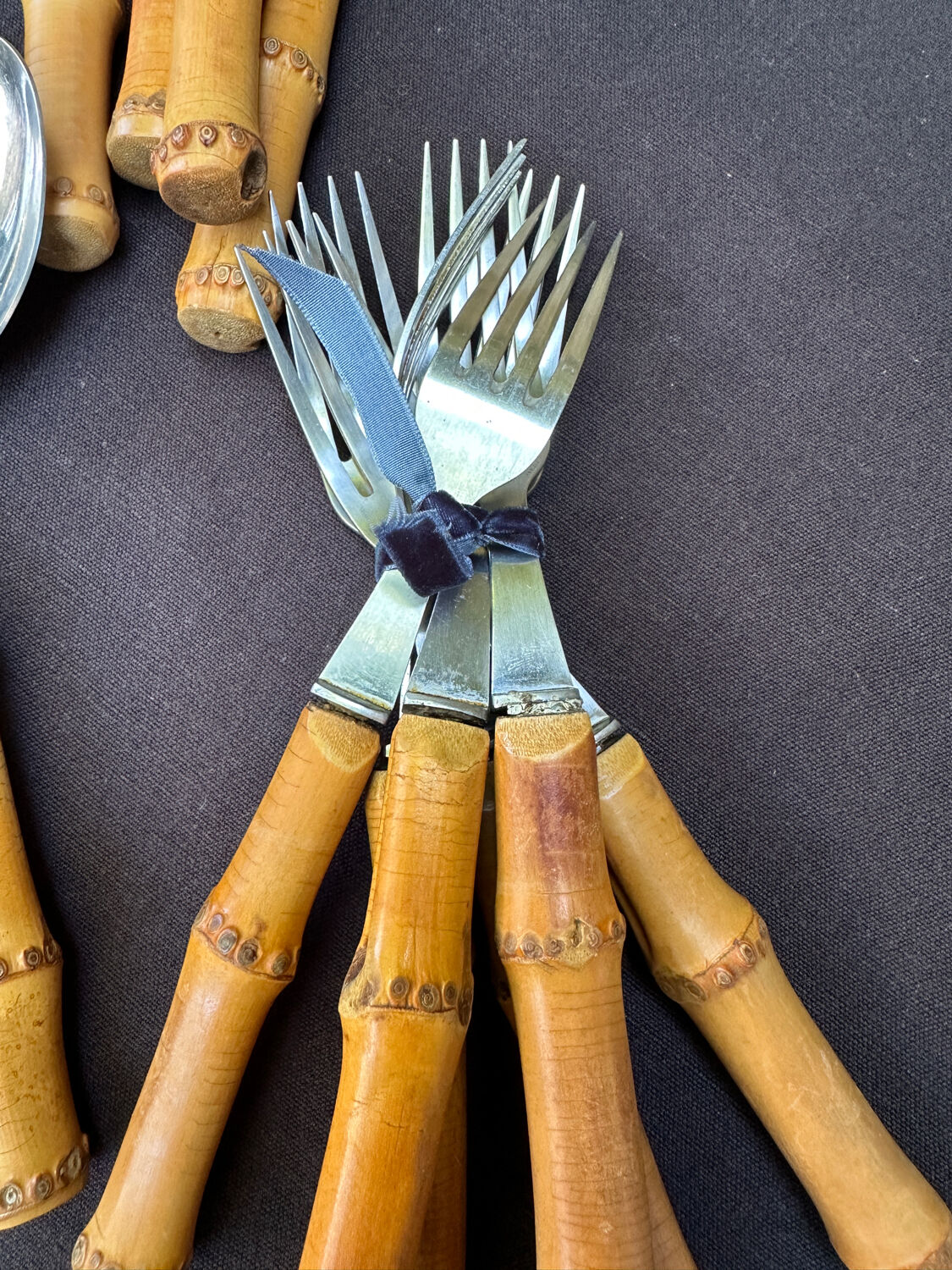 Bamboo tableware set