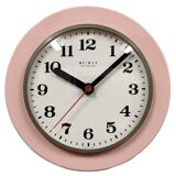 Vintage Pink East German Bakelite Wall Clock from Weimar, 1980s