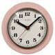 Vintage Pink East German Bakelite Wall Clock from Weimar, 1980s