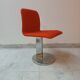 Lot 4 chaises vintage en cuir par Poltronova variante harlow 1971