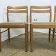 Oak dining chairs by Danish designer HW Klein for Bramin