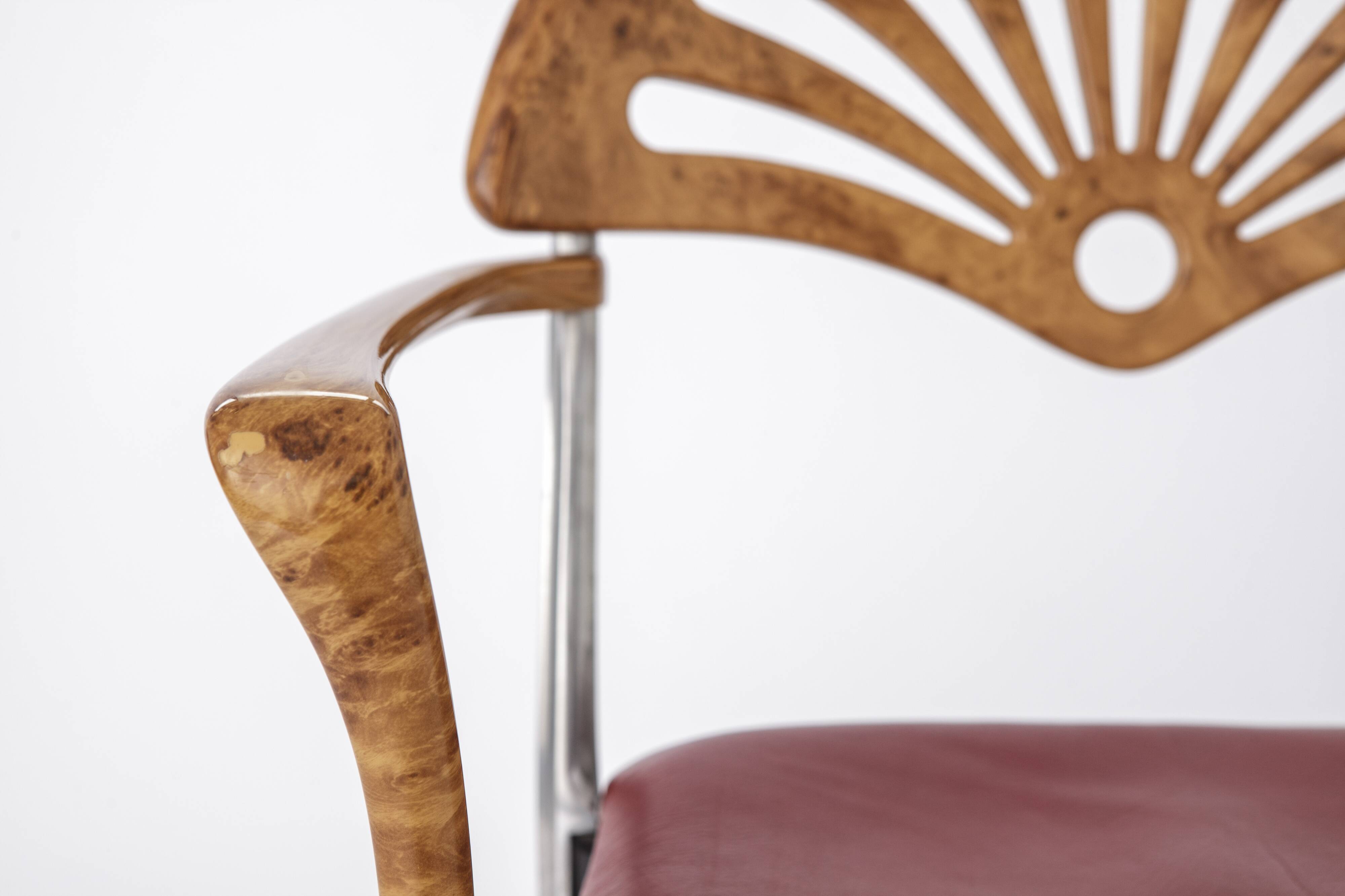 Armchair by Luigi Origlia, 1980s, Italy