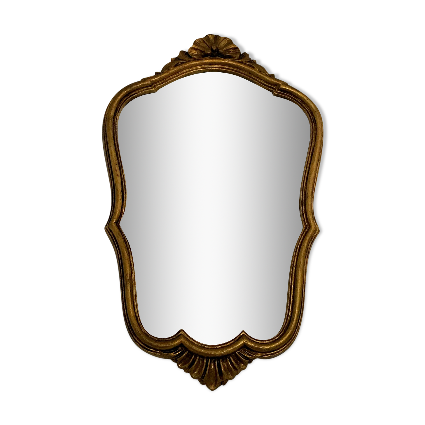 Vintage gilded wood mirror