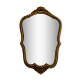 Vintage gilded wood mirror