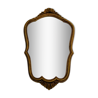 Vintage gilded wood mirror
