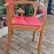 Fauteuil en hêtre courbé, années 40-50