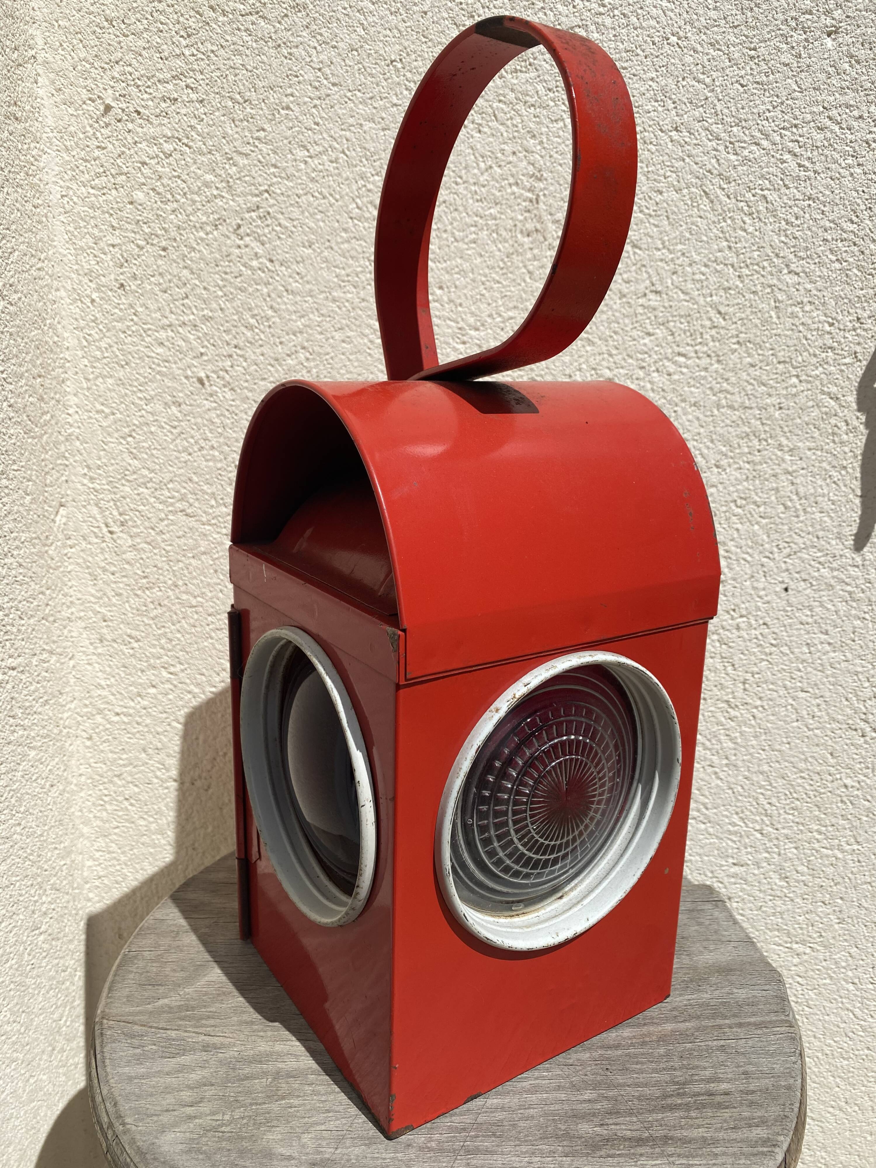 Ancient Railway Lantern Chalwyn 38cm 60's