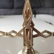 Old decorative Scales of Justice. Onyx, marble/brass. From the 50s. Dim 29 x 30 cm