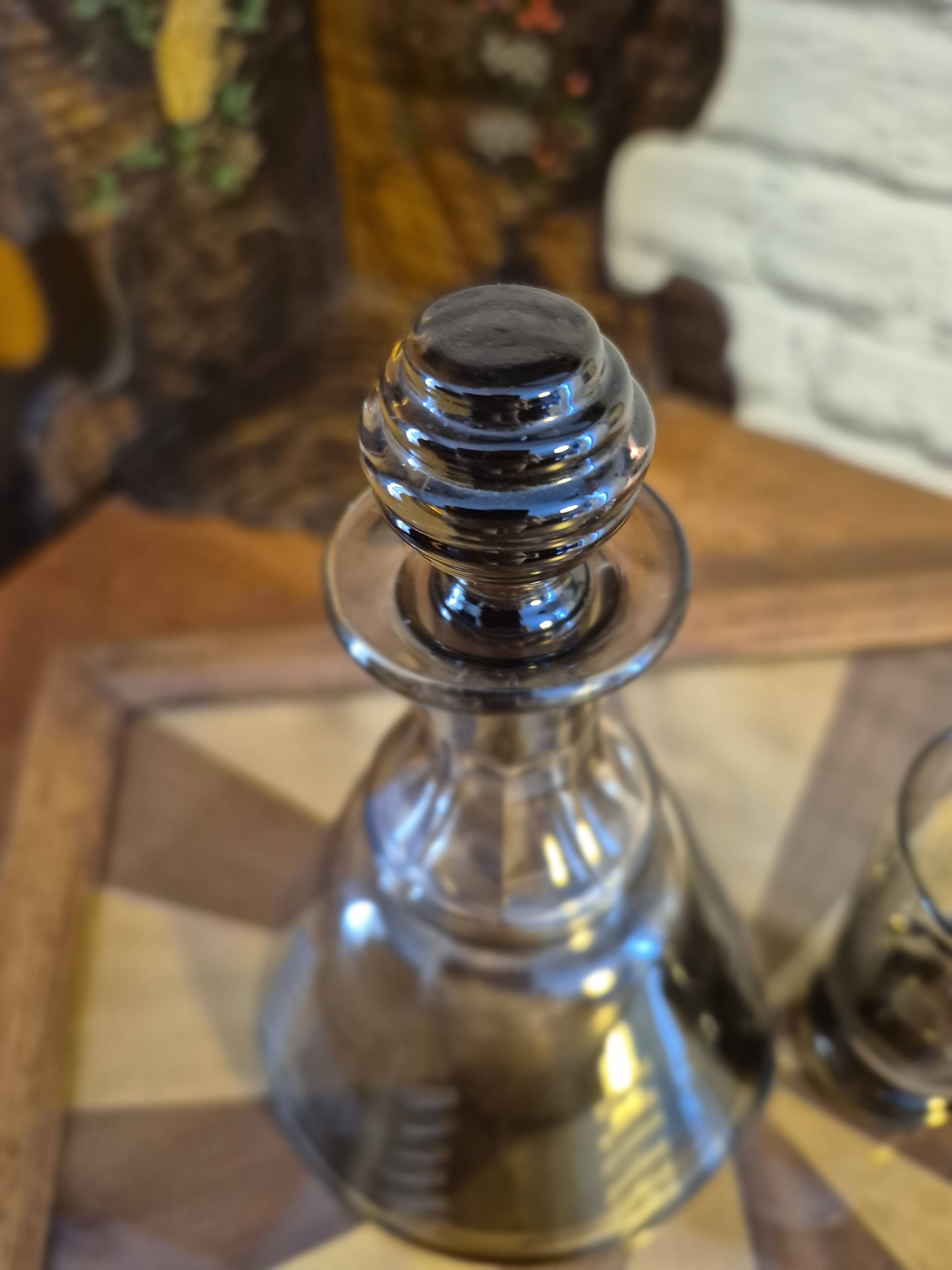 Carafe et verre Art déco 30's vintage