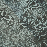 Handmade turkish unique 1980s 270 cm x 370 cm grey wool carpet