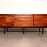 Sideboard in rio-rosewood by Gianfranco Frattini for Bernini - Italy - 1960's